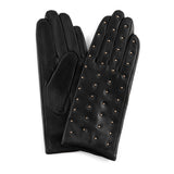 DEPECHE Cool leather gloves with studs Gloves 097 Gold