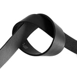 DEPECHE Leather belt with simili buckle Belts 099 Black (Nero)