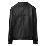 Depeche leather wear Leather biker jacket in nice and soft quality Jackets 099 Black (Nero)