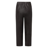 Depeche leather wear Leather pants decorated with pocket on front Pants 175 Charcoal