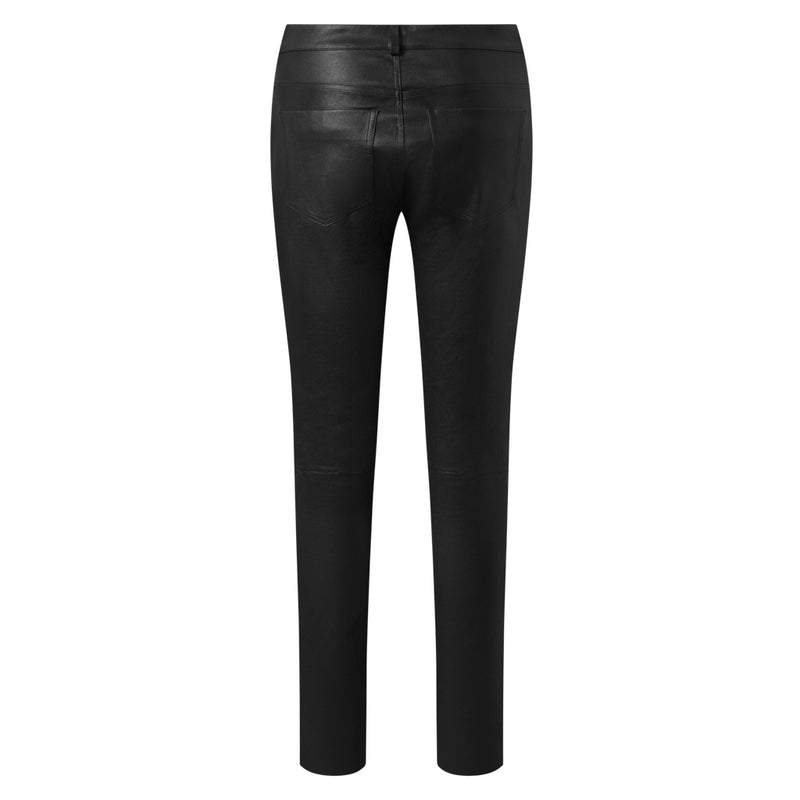 Low Rise Leather Pants -  Denmark
