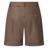 Depeche leather wear Leather shorts in soft and nice quality Shorts 007 Mud