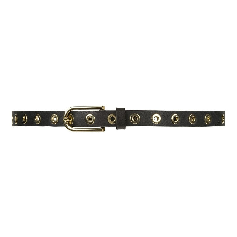 DEPECHE Cool narrow belt with details Belts 097 Gold