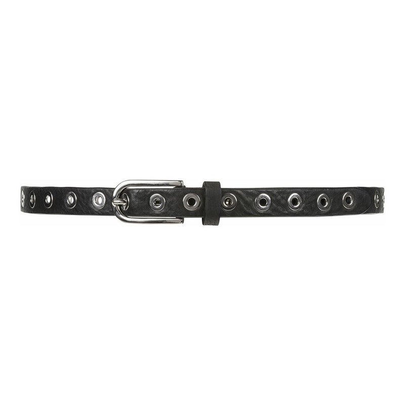 DEPECHE Cool narrow belt with details Belts 098 Silver