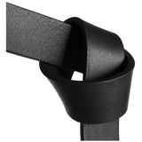 DEPECHE Nice jeans belt in soft leather quality Belts 099 Black (Nero)