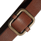 DEPECHE Nice jeans belt in soft leather quality Belts 014 Cognac