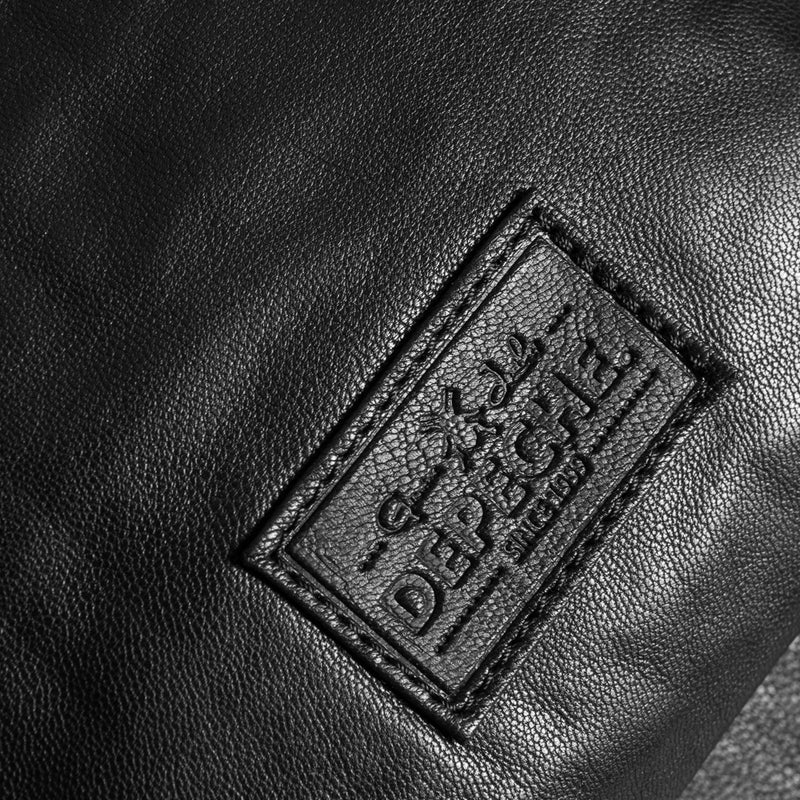 DEPECHE Oversize shopper bag in vintage look Shopper 099 Black (Nero)