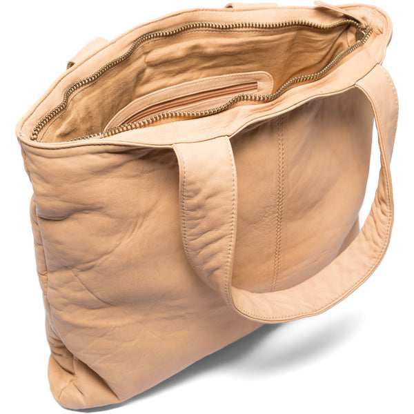 DEPECHE Oversize shopper bag in vintage look Shopper 156 Camel