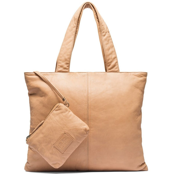 DEPECHE Oversize shopper bag in vintage look Shopper 156 Camel