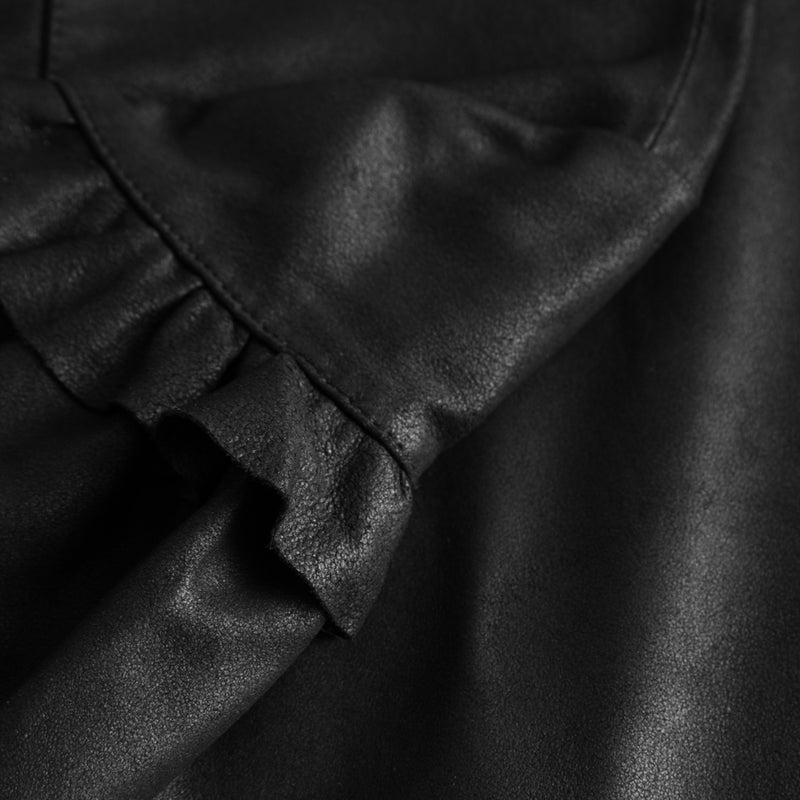 Depeche leather wear Shirt Tops 099 Black (Nero)