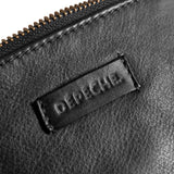 DEPECHE Small purse in soft leather Purse / Credit card holder 099 Black (Nero)