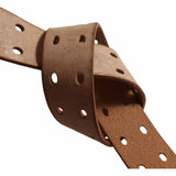 DEPECHE Waist narrow belt in soft leather quality Belts 014 Cognac