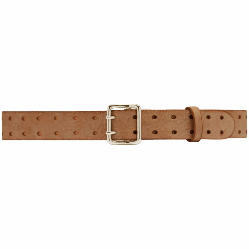 DEPECHE Waist narrow belt in soft leather quality Belts 014 Cognac