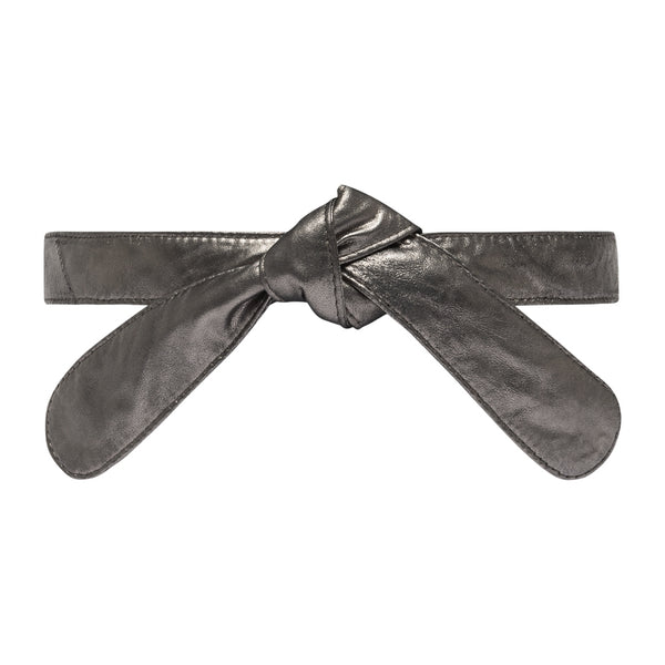 DEPECHE Waist tie belt in soft leather Belts 097 Gold